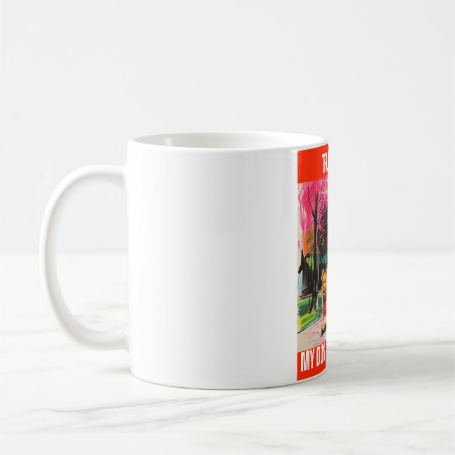 CANECA DE CAFÉ TRUMP 2024 MEU CACHORRO FOI TOMADO (Esquerda)