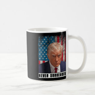 Caneca De Café Trump 2024 Mug Shot Presidente Nunca Entregue Sina