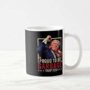 Caneca De Café Trump 2024 Orgulhoso De Votar Lixo