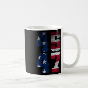 Caneca De Café Trump 2024 Para O Presidente Dos Eua Flag