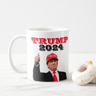 Caneca De Café Trump 2024 Thumbs Up