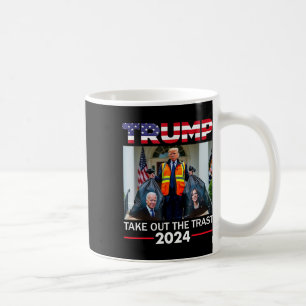 Caneca De Café Trump 2024 Tire o Lixo Engraçado Trump Lixo 