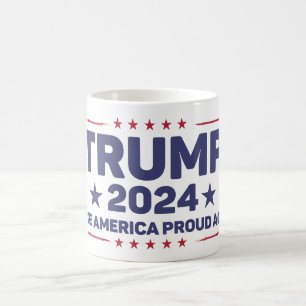 Caneca De Café Trump 2024 - Torne a América Orgulhosa Novamente