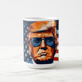 Caneca De Café Trump 2024 - USA - Make America Great Again