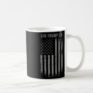 Caneca De Café Trump 2.0 American Flag Trump 47 segundo Term Mega