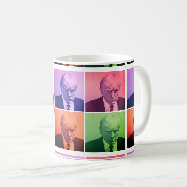 Caneca De Café Trump 4X (Frente Esquerda)