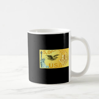 Caneca De Café Trump 5 Milhões de Dólares Rico Migrante Americano
