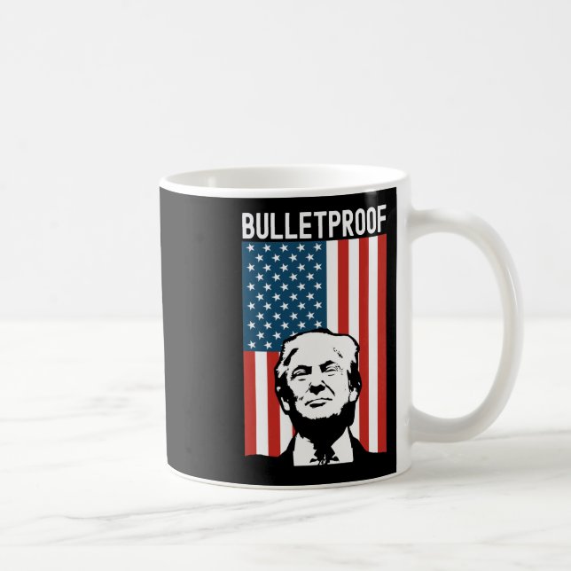 Caneca De Café Trump à prova de bala - Tentativa de Nação Donald  (Direita)