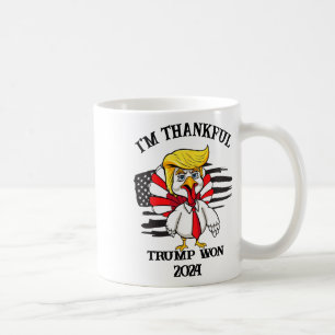 Caneca De Café Trump Ação de Graças... Eu sou o Trump vencedor 1