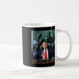 Caneca De Café Trump Alienígenas Escritório Foto Uap Ufo Extrater