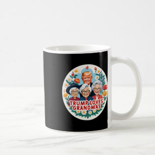 Caneca De Café Trump ama o Dia de as mães da avó da vovó