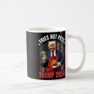Caneca De Café Trump Batatas Fritas Não Animais de Estimação 2025