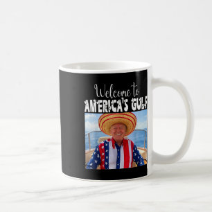 Caneca De Café Trump Bem-vindo à América do Funny Trump 2025