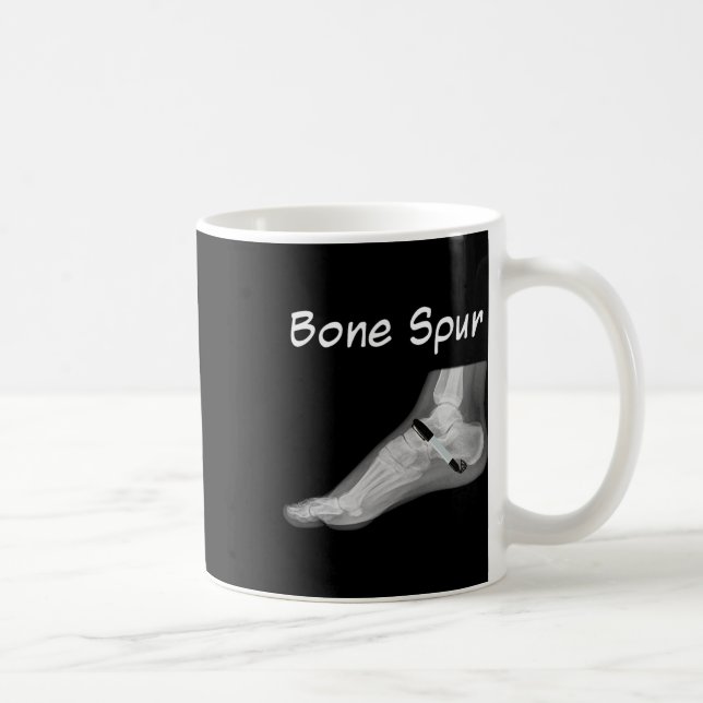 Caneca De Café Trump Bone Spur Ink Pen Funny Anti Trump  (Direita)