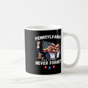Caneca De Café Trump Butler Pennsylvania Nunca Esquece