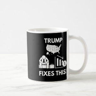 Caneca De Café Trump Conserta Isso! Trump Support Economy Labs