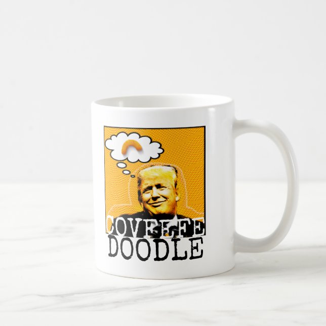 Caneca de Café Trump Covfefe Doodle (Direita)