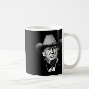 Caneca De Café Trump Cowboy Presidente Ocidental Você Sente Minha