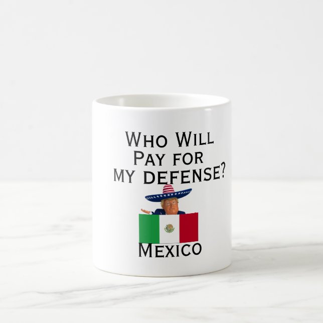 Caneca De Café Trump Defense Coffee Mug (Centro)