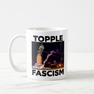 CANECA DE CAFÉ "TRUMP "DERRUBE O FASCISMO""