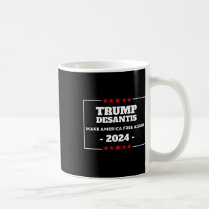 Caneca De Café Trump Desantis Faça América Eleição Flórida 24