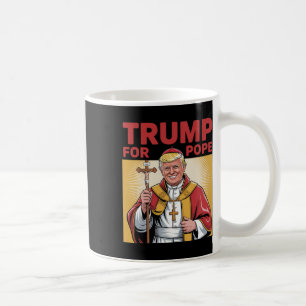 Caneca De Café Trump Divertido Para A República Vaticano Católica