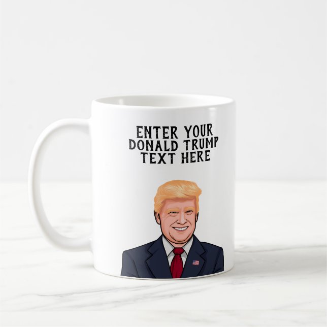 CANECA DE CAFÉ TRUMP DONALD PERSONALIZADO (Esquerda)