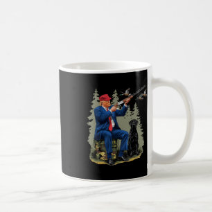 Caneca De Café Trump Duck caçando Donald Trump Old School Camoufl