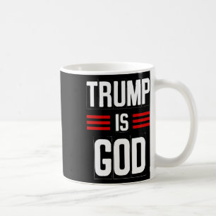 Caneca De Café Trump é Deus Engraçado Trump é Deus 