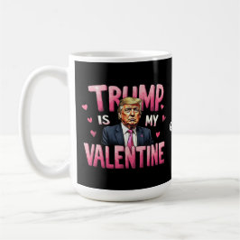 Caneca De Café Trump É Meu Dia de os namorados De Retrô Engraçado