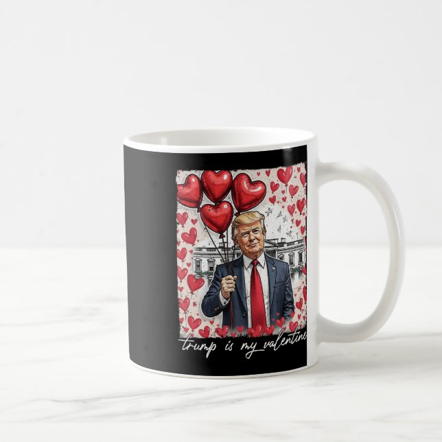 Caneca De Café Trump É Meu Namorados Dia de os namorados Engraçad (Direita)