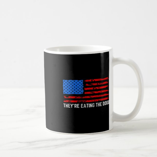 Caneca De Café Trump Eles Estão Comendo Os Cachorros  (Direita)