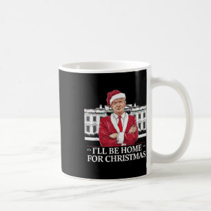 Caneca De Café Trump Estarei Em Casa Para Casa Branca De Natal 20