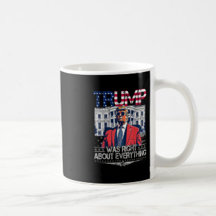 Caneca De Café Trump Estava Certo Sobre Tudo Bandeira Americana B