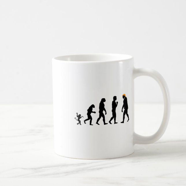 Caneca De Café Trump Evolution resiste ao Funny Donald Trump (Direita)