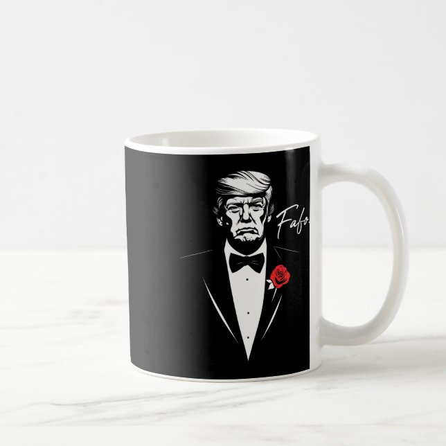 Caneca De Café Trump Fafo F Em Volta Descobrir Engraçado  (Direita)