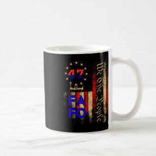 Caneca De Café Trump Fafo F por aí Descubra a Vintagem do Sinaliz