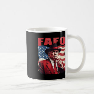 Caneca De Café Trump Fafo Funny Fafo Trump American Flag