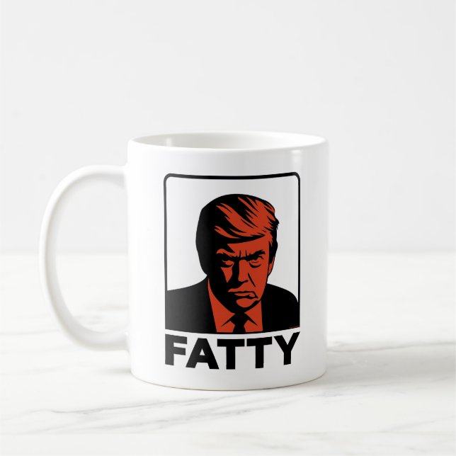 CANECA DE CAFÉ TRUMP "FATTY" COFFEE MUG (Esquerda)