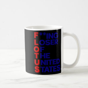 Caneca De Café Trump Flotus Loser Sarcasmo Político Dos Estados U