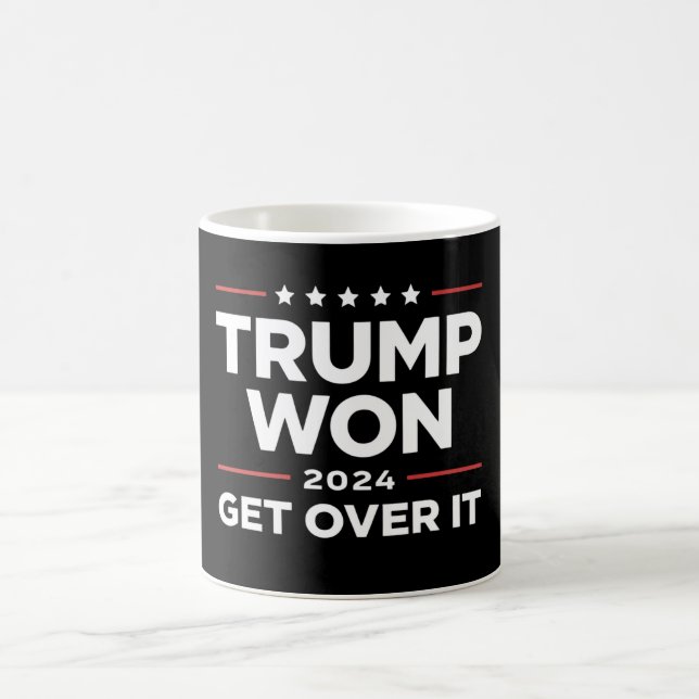 Caneca De Café Trump Ganhou Supere Isso 2024 (Centro)