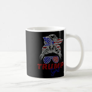 Caneca De Café Trump Girl Messy Bun Voting For Trump 2024 Faux Rh