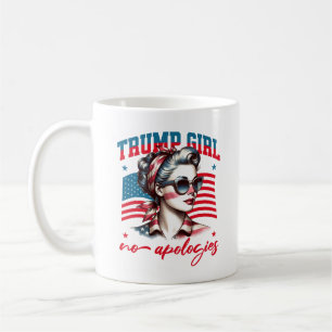 Caneca De Café Trump Girl sem desculpas mulheres republicanas eng