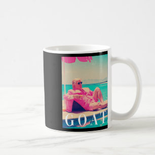 Caneca De Café Trump Goat Summer 2024 Retro Funny Pink Donald Tru