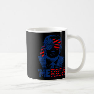Caneca De Café Trump Happy 4 De Julho Trump American Flag