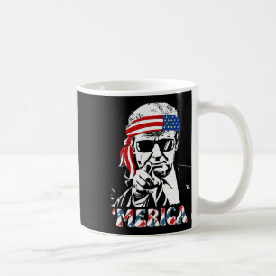 Caneca De Café Trump Happy 4 De Julho Trump American Flag 1