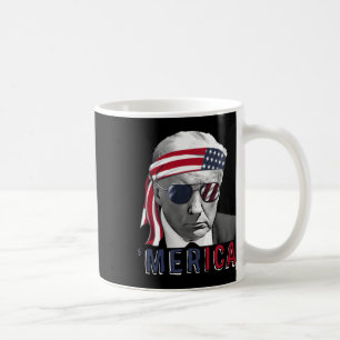 Caneca De Café Trump Happy 4 De Julho Trump American Flag Usa
