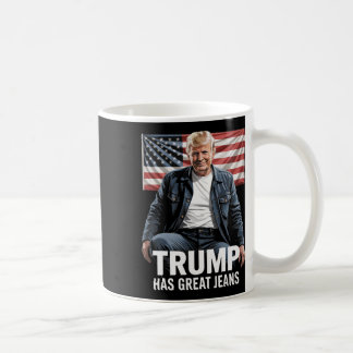 Caneca De Café Trump Has Great Jeans Funny Political Humor Gifts