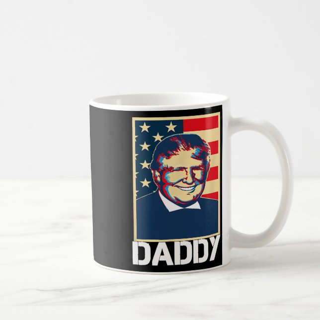 Caneca De Café Trump Hawks Daddy  (Direita)