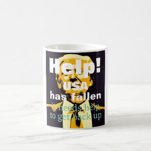 Caneca De Café Trump/Help Coffee Mug